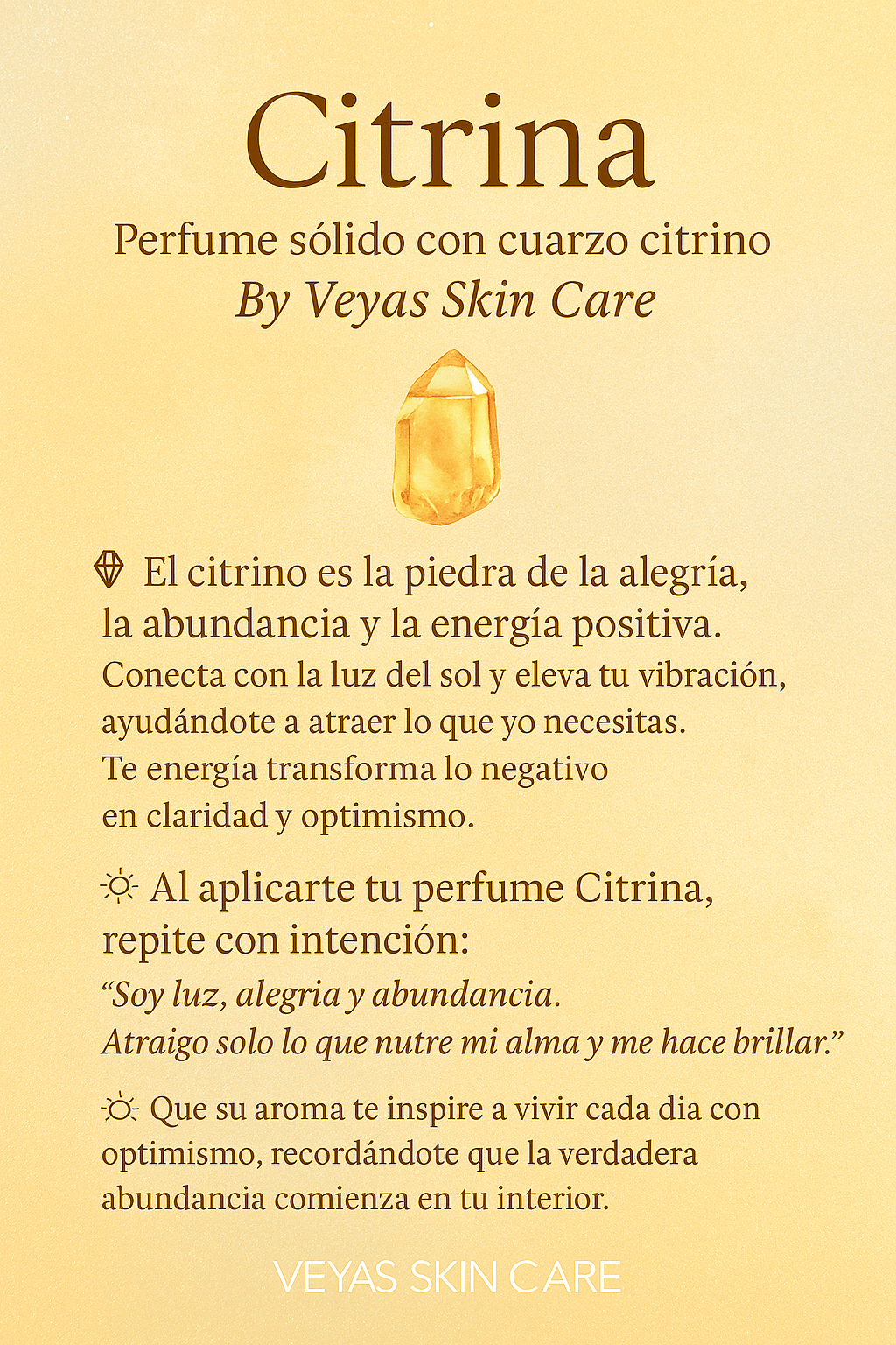 Citrina Perfume Solido (Solid Perfume)
